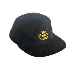 Acapulco Gold Players Club Strapback Corduroy Hat in Black, OSFM